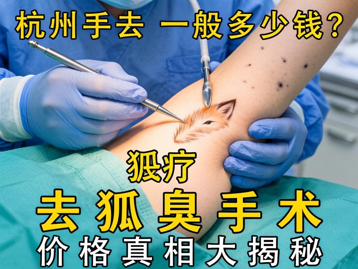 杭州去狐臭手术一般多少钱？去狐臭手术价格真相大揭秘