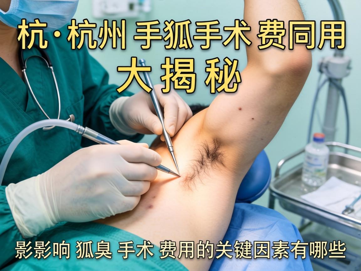 杭州狐臭手术费用大揭秘,影响狐臭手术费用的关键因素有哪些? 杭州狐臭手术费用大揭秘,影响狐臭手术费用的关键因素有哪些?