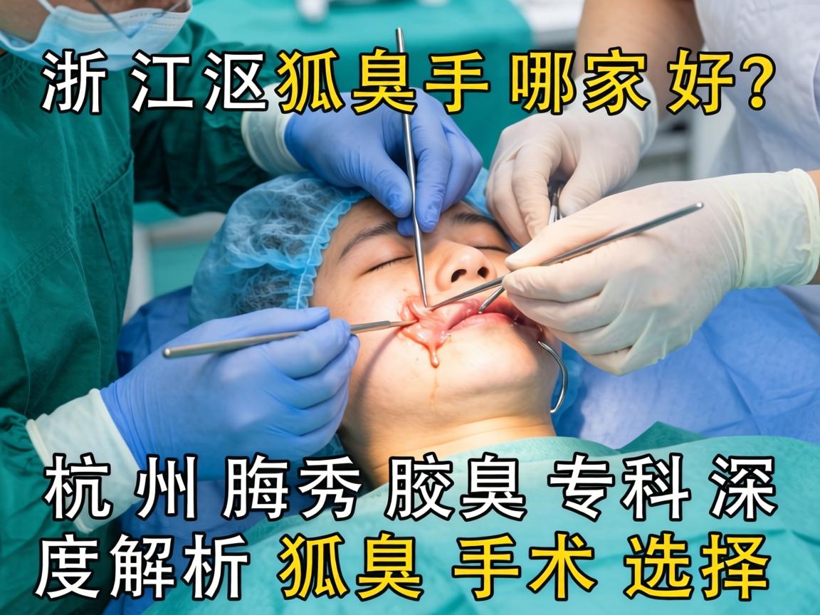 浙江狐臭手术哪家好？杭州腋秀腋臭专科深度解析狐臭手术选择