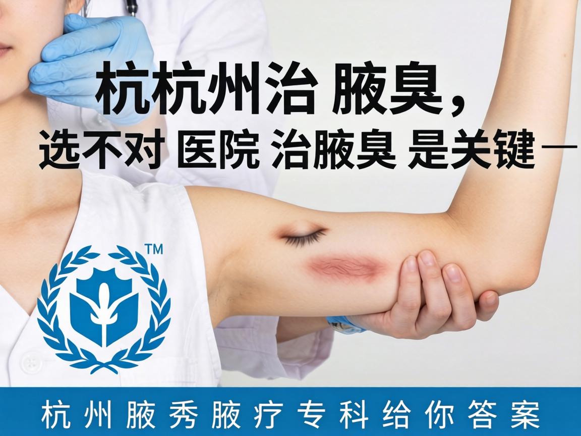 杭州治腋臭，选对医院治腋臭是关键—杭州腋秀腋臭专科给你答案