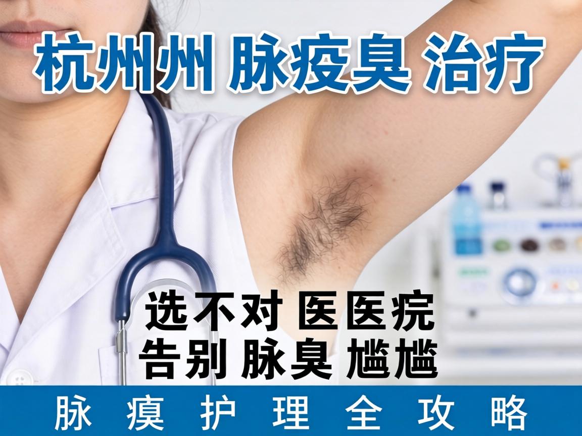 杭州腋臭治疗，选对医院，告别腋臭尴尬，腋臭护理全攻略