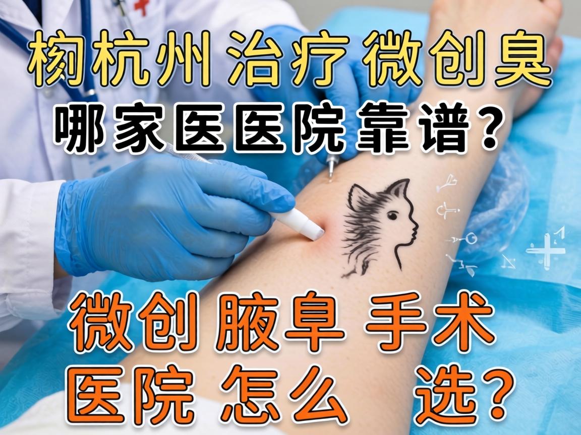 杭州治疗微创腋臭，哪家医院靠谱？微创腋臭手术医院怎么选？