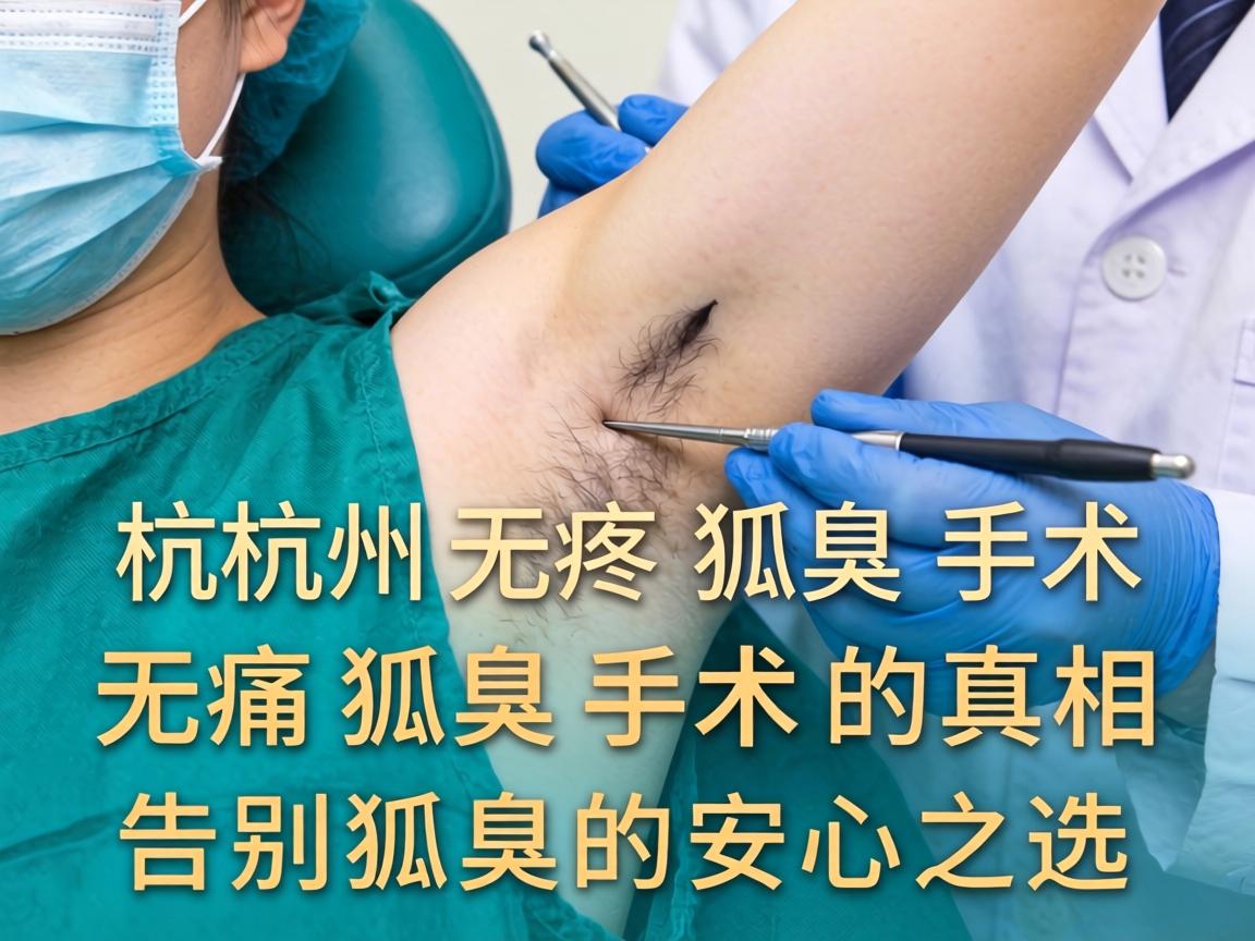 杭州无痛狐臭手术,无痛狐臭手术的真相,告别狐臭的安心之选 杭州无痛狐臭手术,无痛狐臭手术的真相,告别狐臭的安心之选