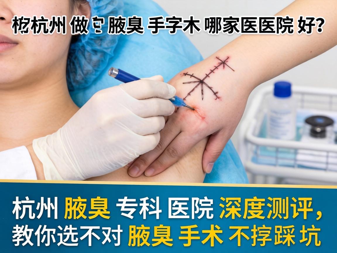 杭州做腋臭手术哪家医院好？杭州腋臭专科医院深度测评，教你选对腋臭手术不踩坑