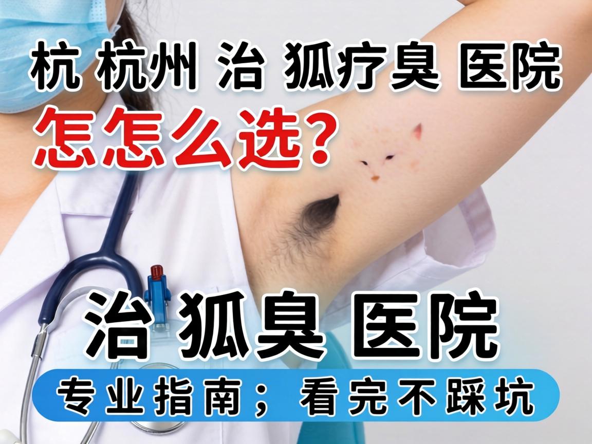 杭州治狐臭医院怎么选？治狐臭医院专业指南，看完不踩坑