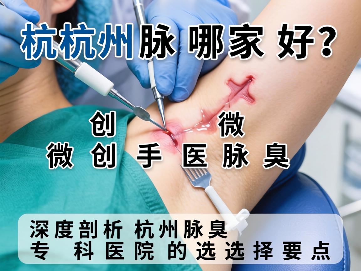 杭州腋臭微创手术哪家好？深度剖析杭州腋臭专科医院的选择要点