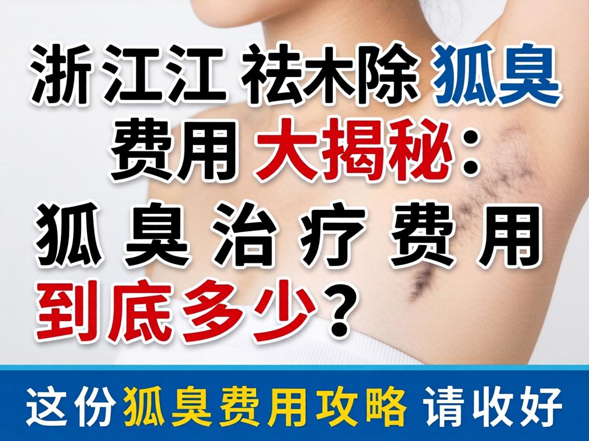 浙江祛除狐臭费用大揭秘，狐臭治疗费用到底多少？这份狐臭费用攻略请收好