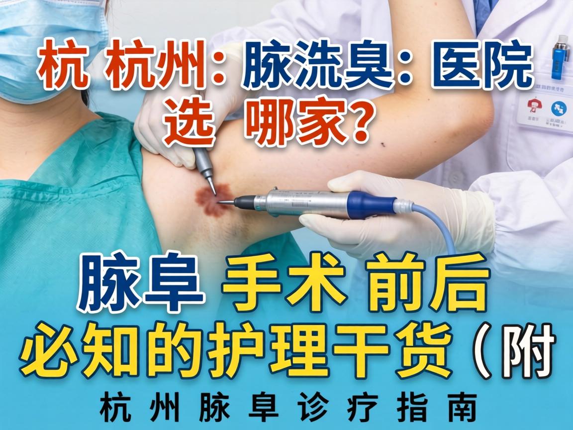 杭州腋臭医院选哪家？腋臭手术前后必知的护理干货（附杭州腋臭诊疗指南）