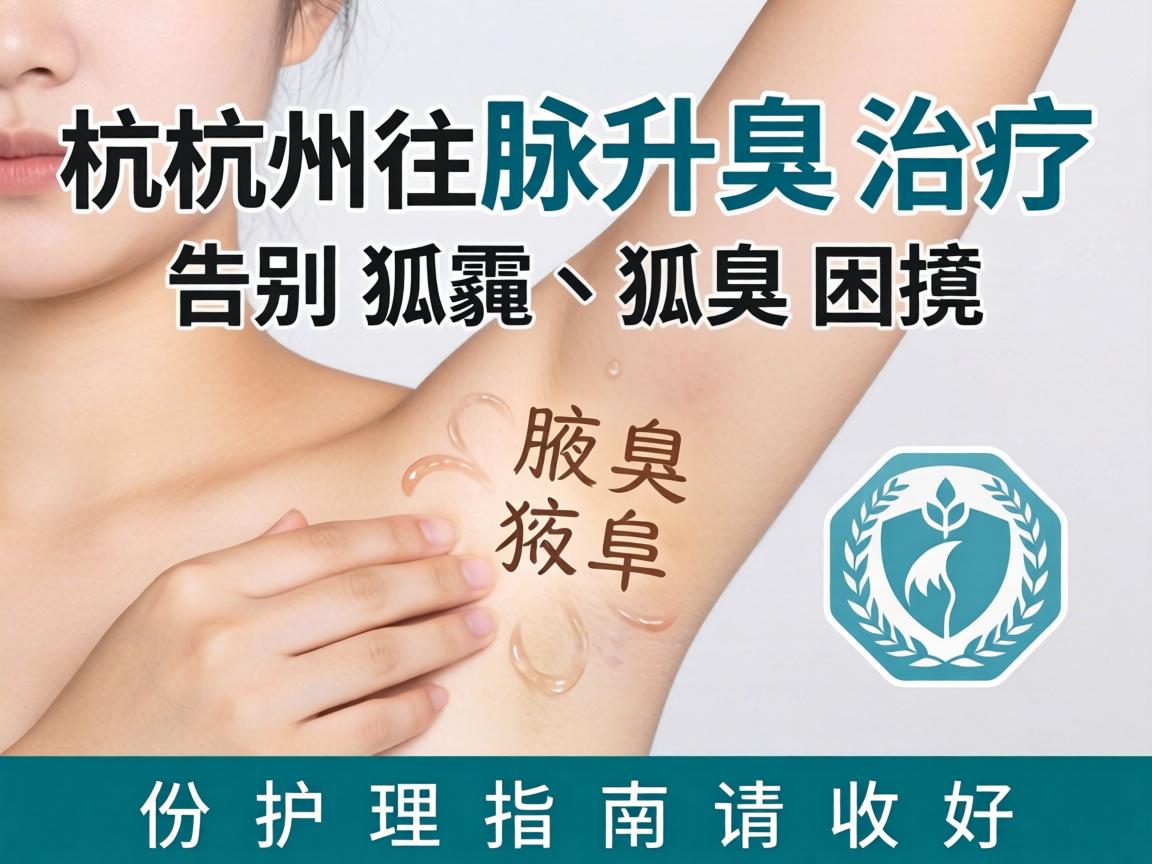 杭州腋臭治疗，告别狐臭、狐臭困扰，这份护理指南请收好