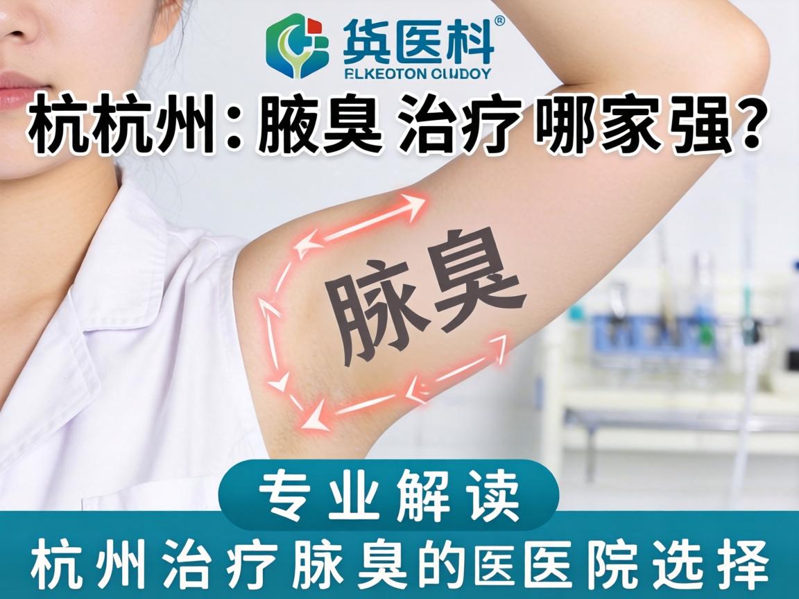 杭州腋臭治疗哪家强？专业解读杭州治疗腋臭的医院选择