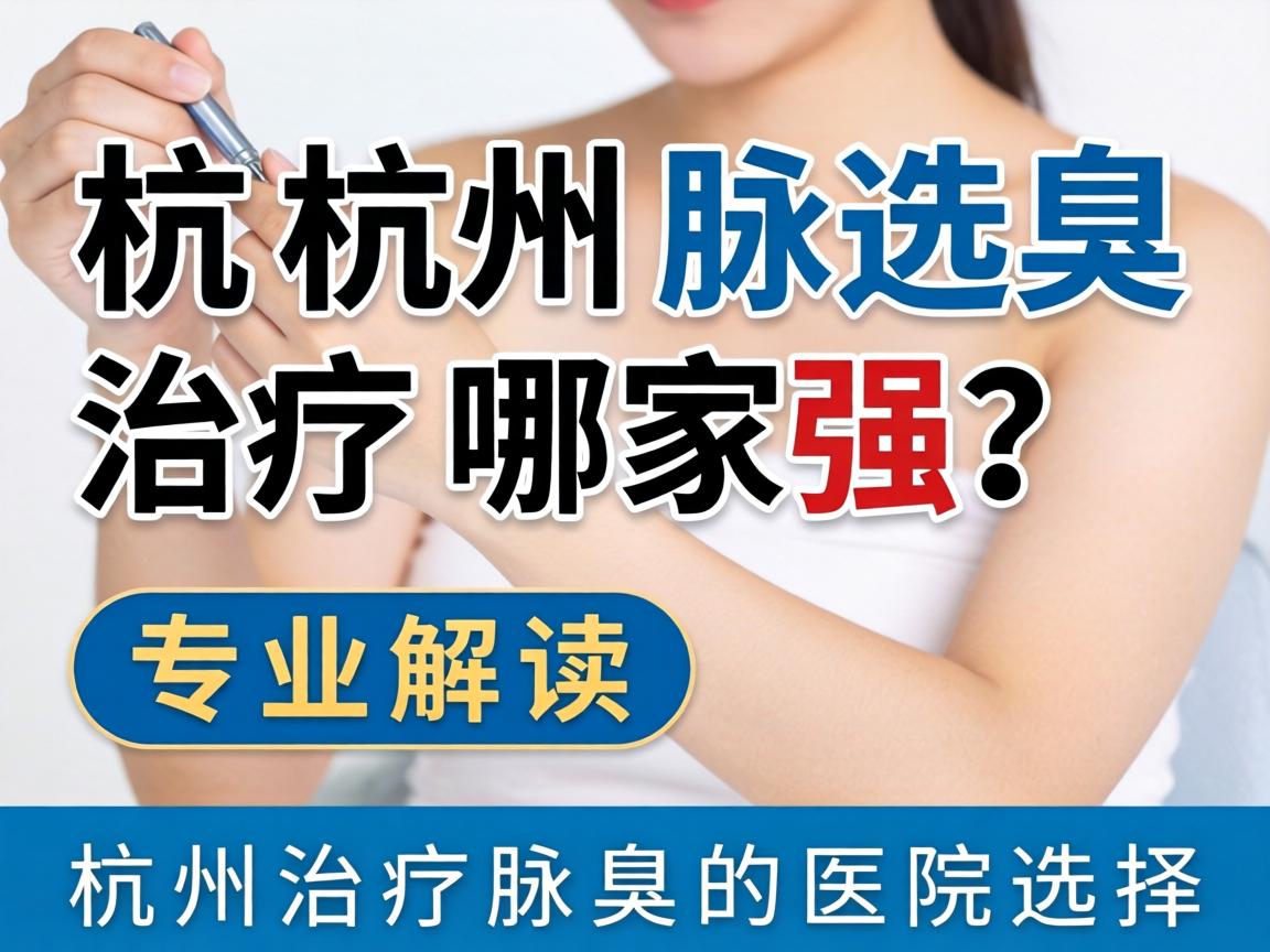 杭州腋臭治疗哪家强？专业解读杭州治疗腋臭的医院选择