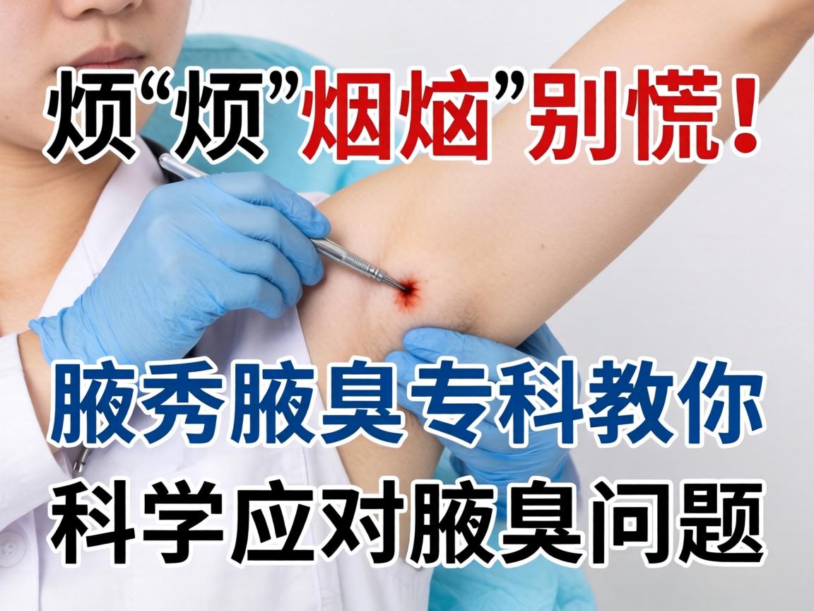 腋臭烦恼别慌！腋秀腋臭专科教你科学应对腋臭问题