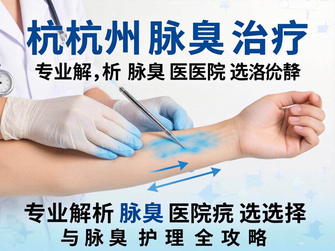 杭州腋臭治疗，专业解析腋臭医院选择与腋臭护理全攻略