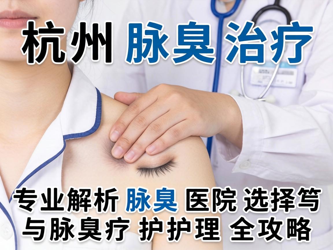 杭州腋臭治疗，专业解析腋臭医院选择与腋臭护理全攻略