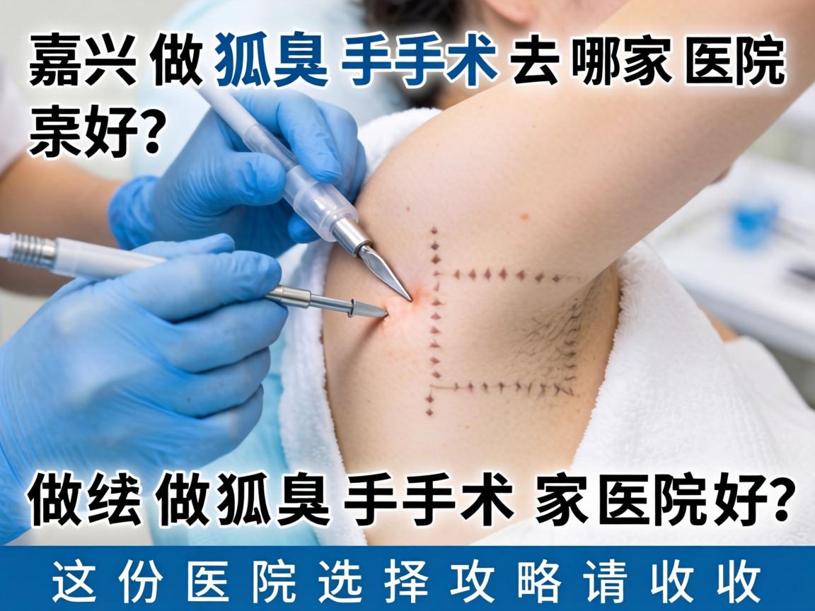 嘉兴做狐臭手术去哪家医院好？这份医院选择攻略请收好