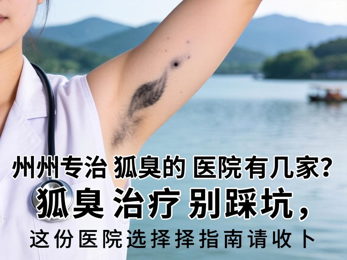 湖州专治狐臭的医院有几家？狐臭治疗别踩坑，这份医院选择指南请收好