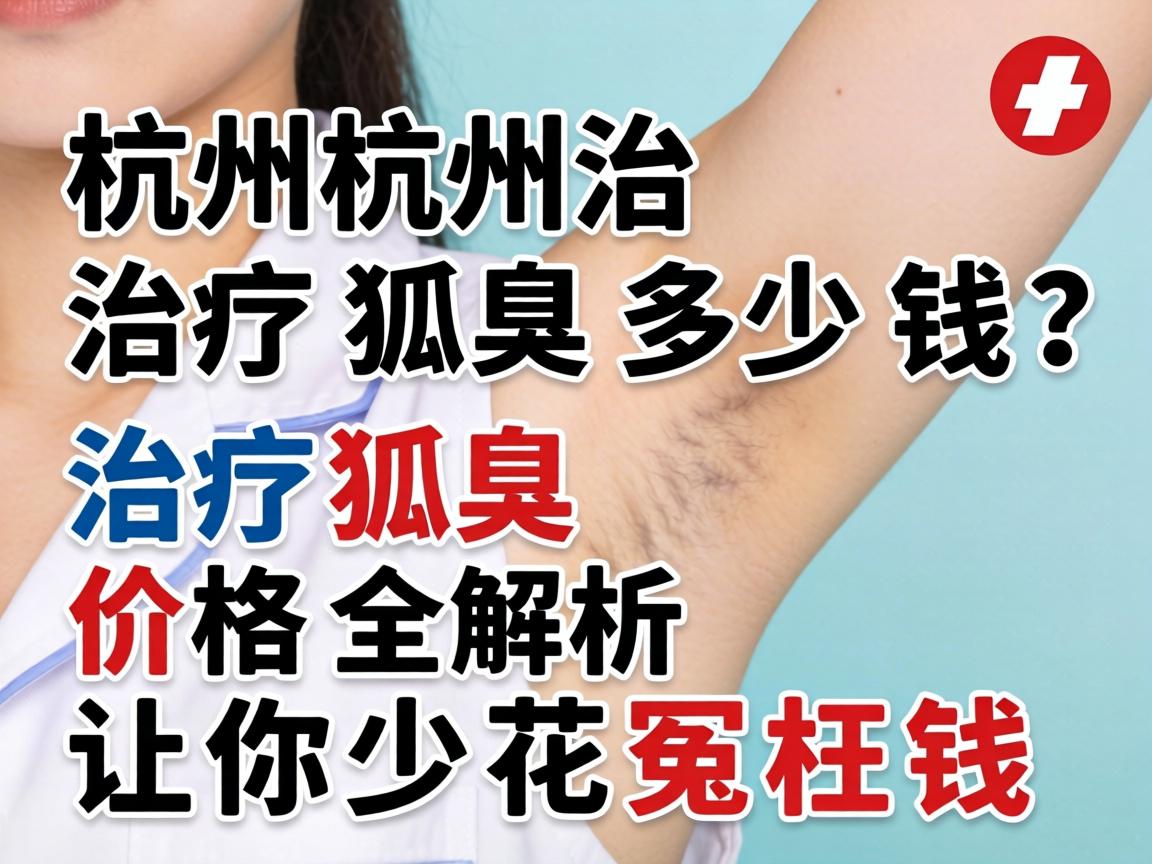 杭州治疗狐臭多少钱？治疗狐臭价格全解析，让你少花冤枉钱