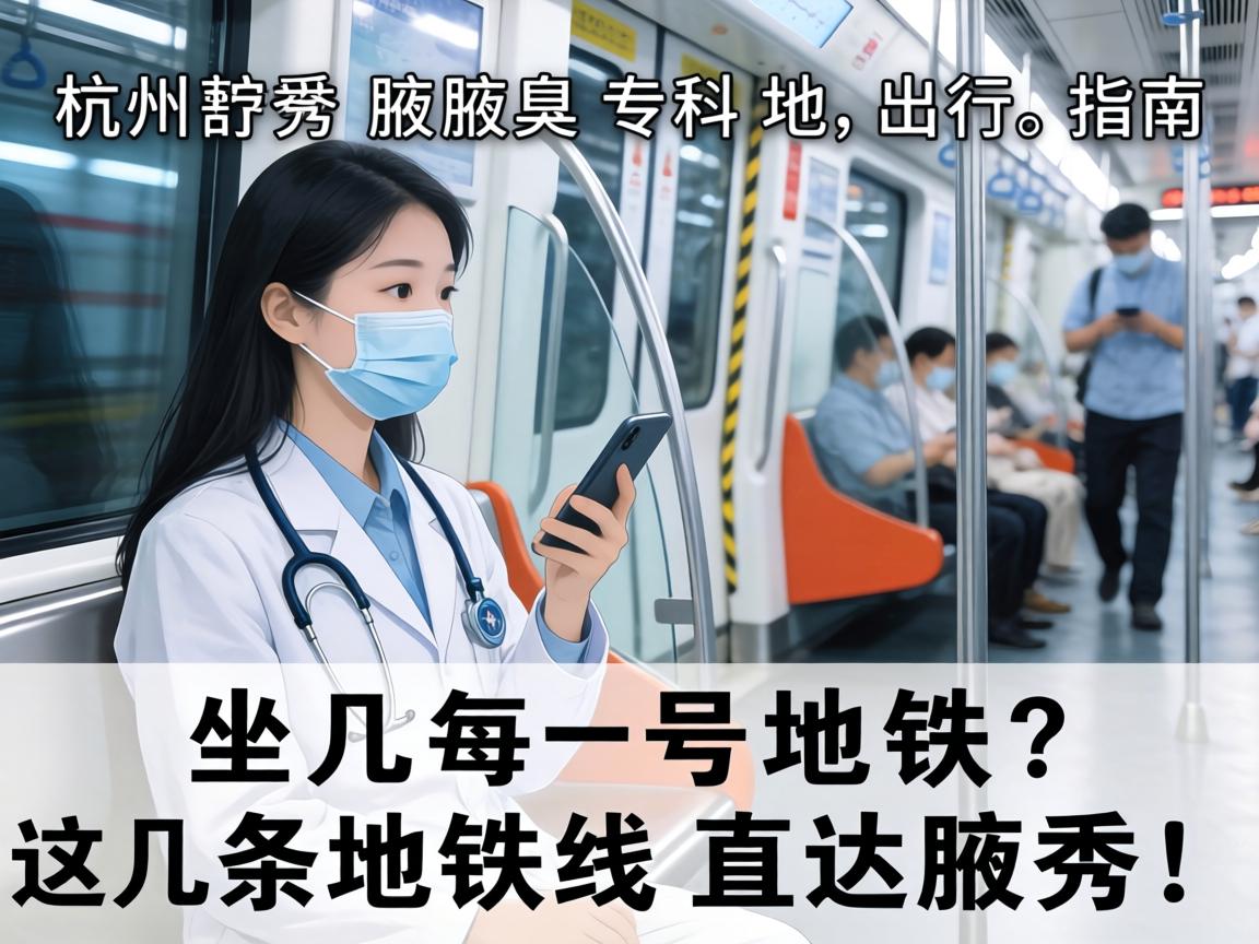 杭州腋秀腋臭专科地铁出行指南，坐几号地铁？这几条地铁线直达腋秀！