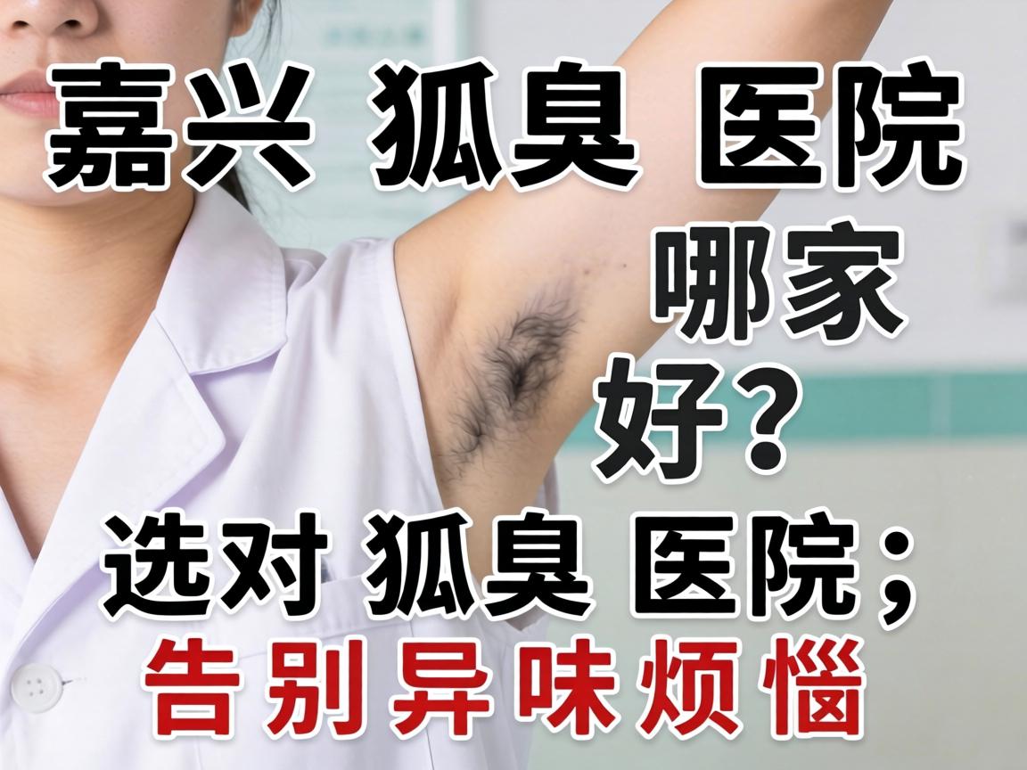 嘉兴狐臭医院哪家好？选对狐臭医院，告别异味烦恼