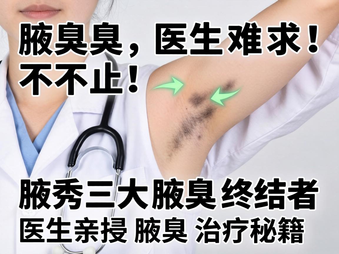 腋臭不止，医生难求！腋秀三大腋臭终结者医生亲授腋臭治疗秘籍