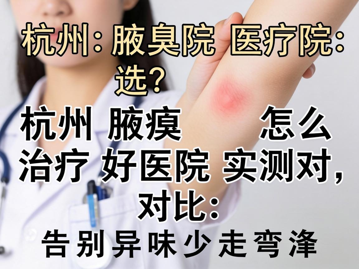 杭州腋臭医院怎么选？杭州腋臭治疗好医院实测对比，告别异味少走弯路