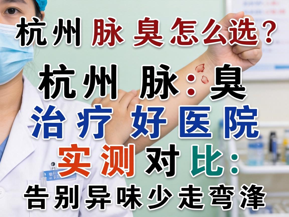 杭州腋臭医院怎么选？杭州腋臭治疗好医院实测对比，告别异味少走弯路