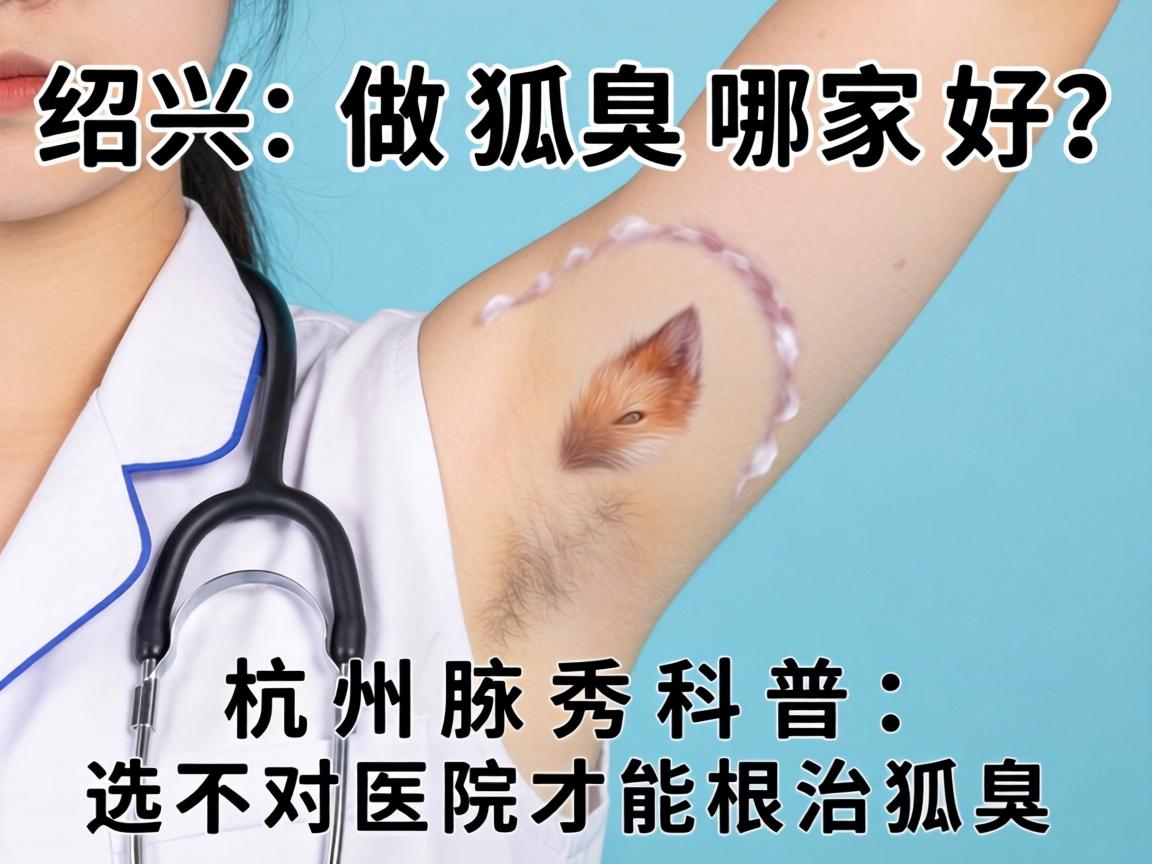 绍兴做狐臭哪家好？杭州腋秀科普，选对医院才能根治狐臭