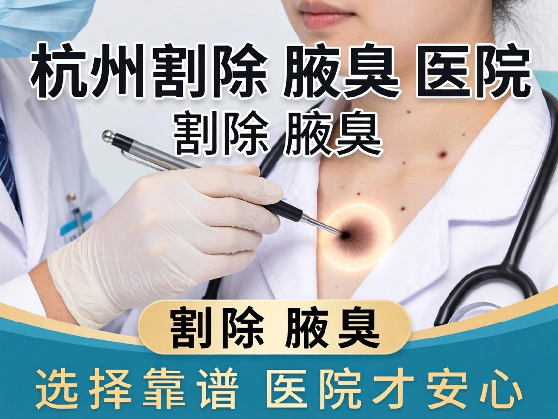 杭州割除腋臭医院，割除腋臭，选择靠谱医院才安心