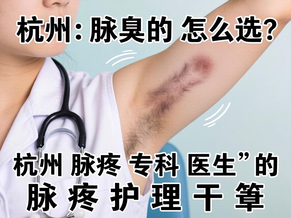 杭州腋臭医院怎么选？杭州腋臭专科医生的腋臭护理干货