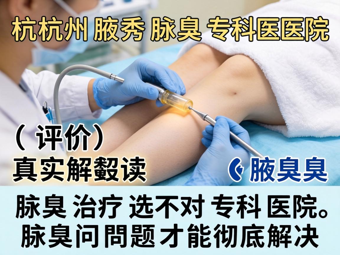 杭州腋秀腋臭专科医院评价真实解读，腋臭治疗选对专科医院，腋臭问题才能彻底解决