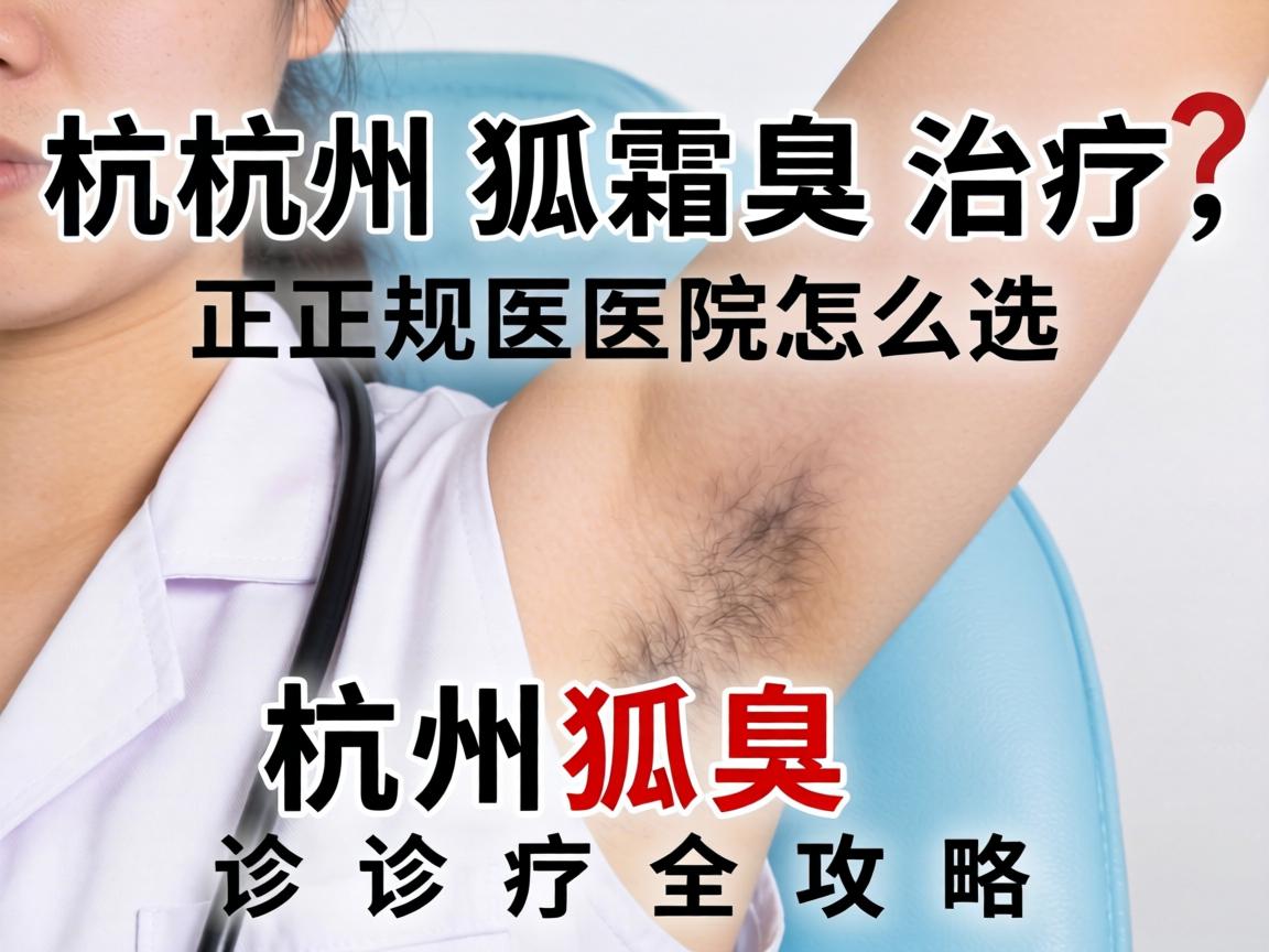 杭州狐臭治疗，正规医院怎么选？杭州狐臭诊疗全攻略