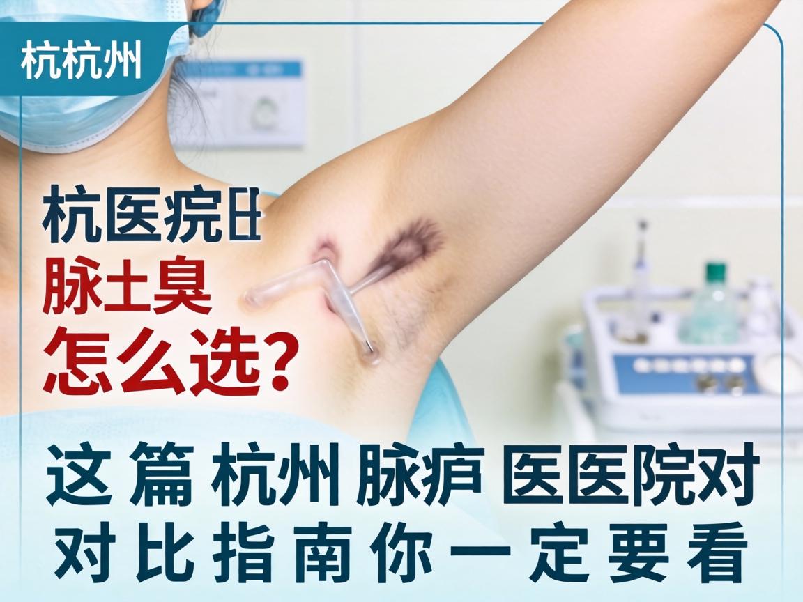 杭州腋臭医院怎么选？这篇杭州腋臭医院对比指南你一定要看