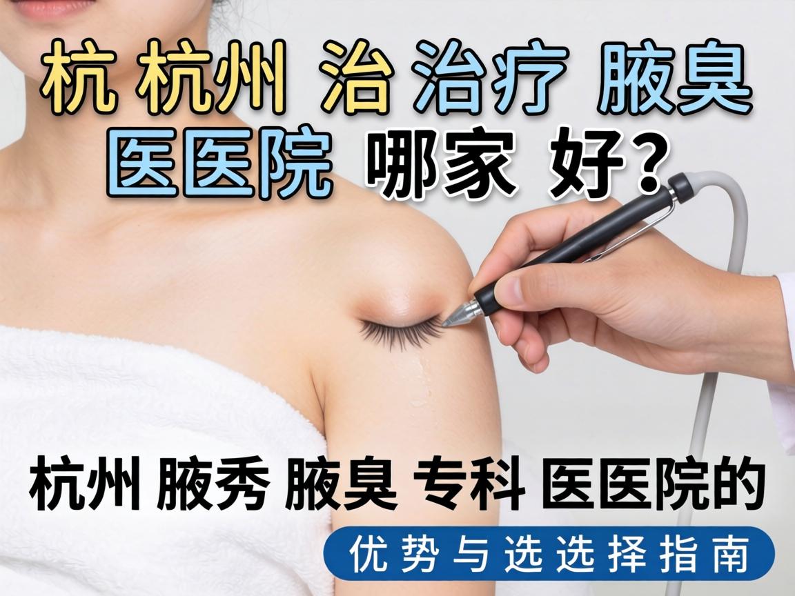 杭州治疗腋臭医院哪家好?杭州腋秀腋臭专科医院的优势与选择指南 杭州治疗腋臭医院哪家好?杭州腋秀腋臭专科医院的优势与选择指南