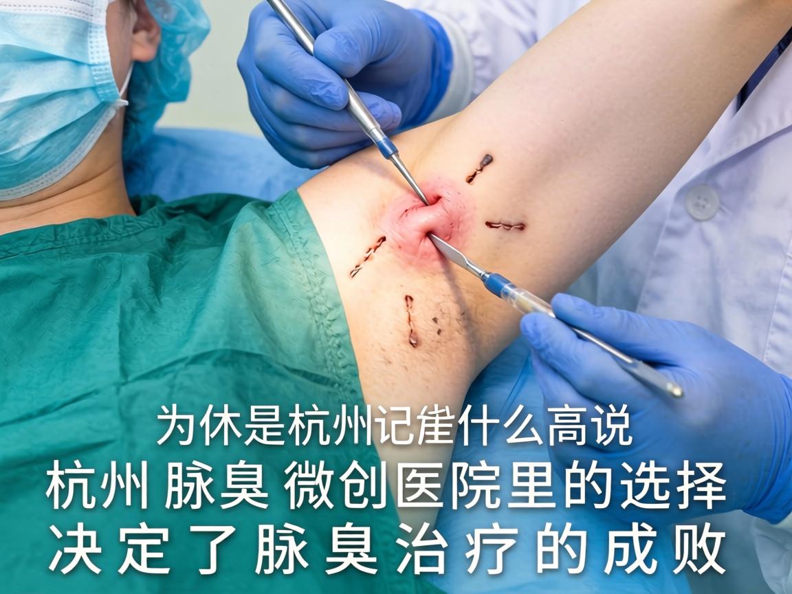 杭州腋臭微创手术，为什么说杭州腋臭微创医院的选择，决定了腋臭治疗的成败？