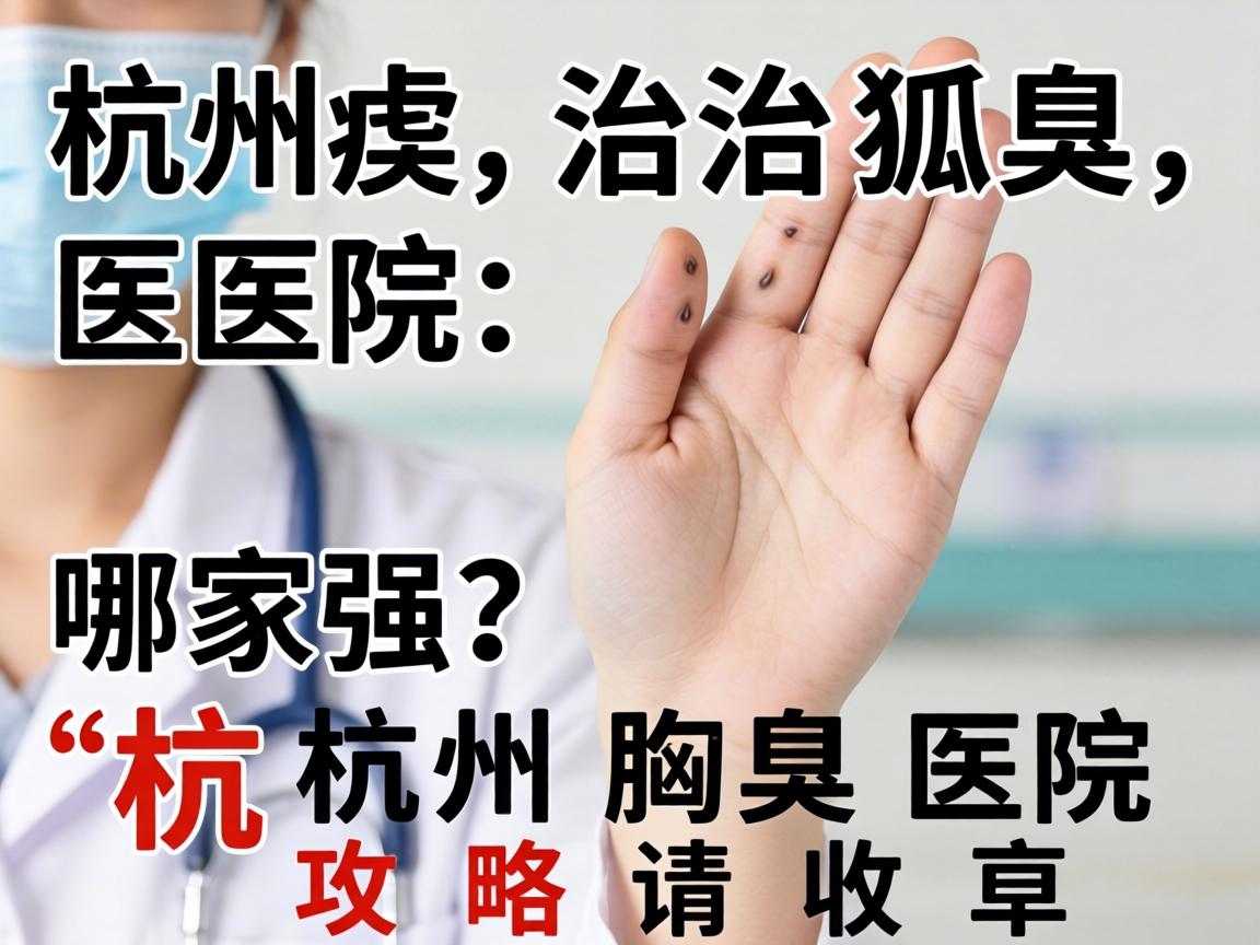 杭州治狐臭医院哪家强？这份杭州腋臭医院攻略请收好