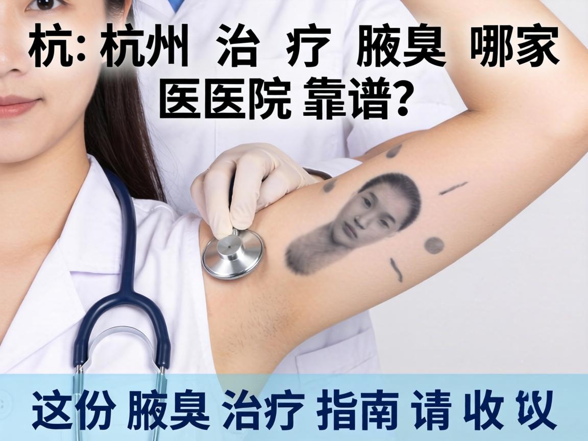 杭州治疗腋臭哪家医院靠谱？这份腋臭治疗指南请收好