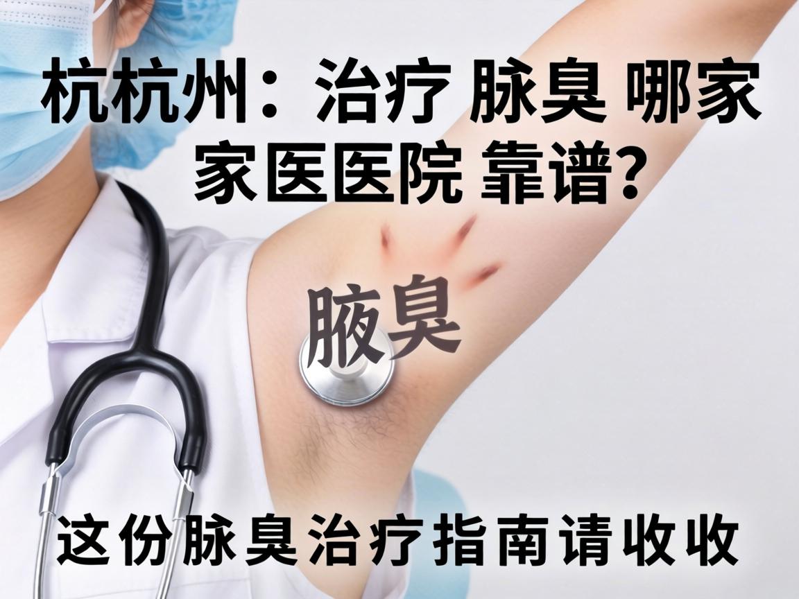 杭州治疗腋臭哪家医院靠谱？这份腋臭治疗指南请收好