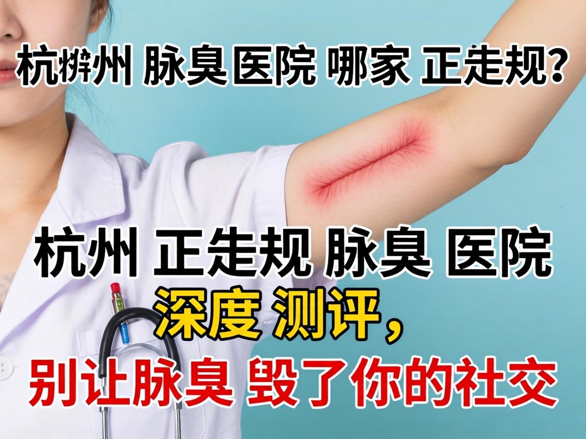 杭州腋臭医院哪家正规？杭州正规腋臭医院深度测评，别让腋臭毁了你的社交