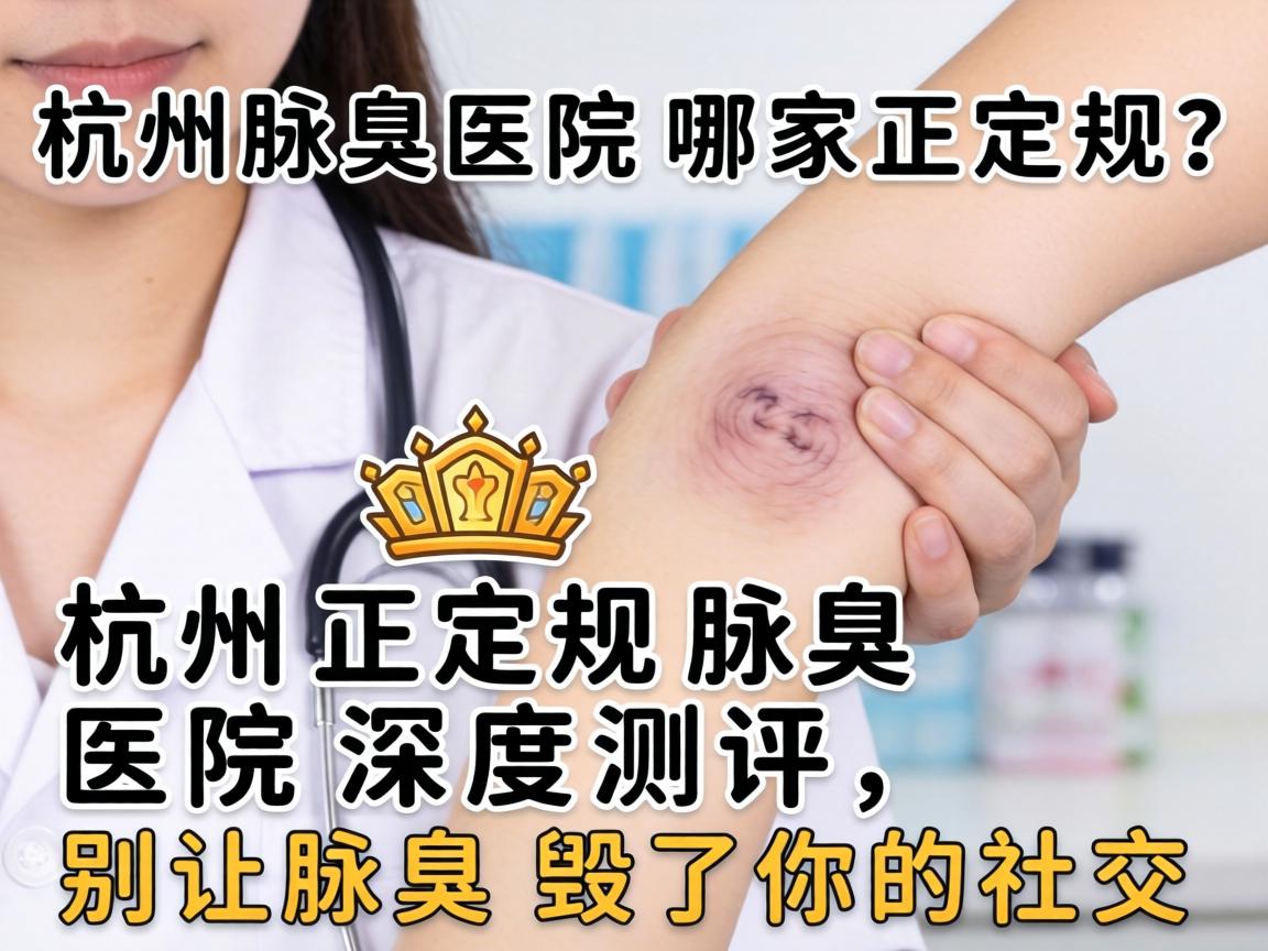 杭州腋臭医院哪家正规？杭州正规腋臭医院深度测评，别让腋臭毁了你的社交