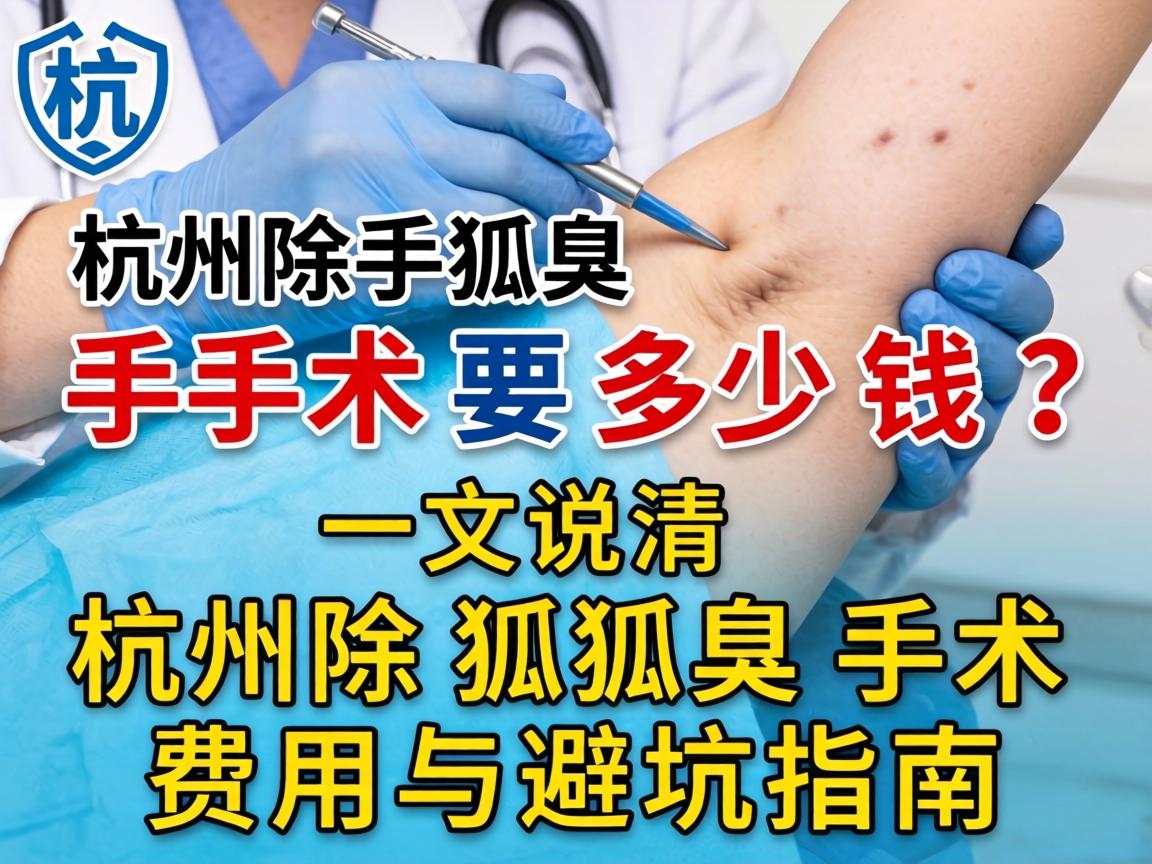 杭州除狐臭手术要多少钱？一文说清杭州除狐臭手术费用与避坑指南