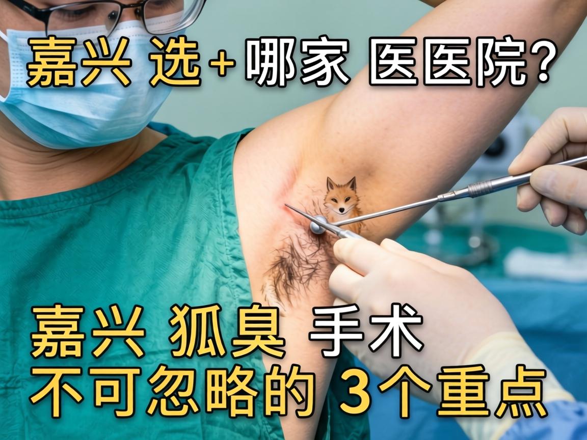 嘉兴狐臭手术选哪家医院？嘉兴狐臭手术不可忽略的3个重点