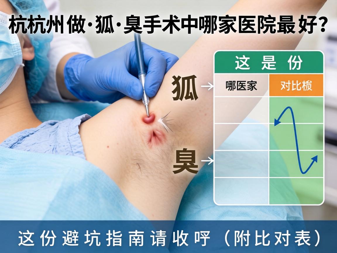 杭州做狐臭手术哪家医院最好？这份避坑指南请收好（附对比表格）
