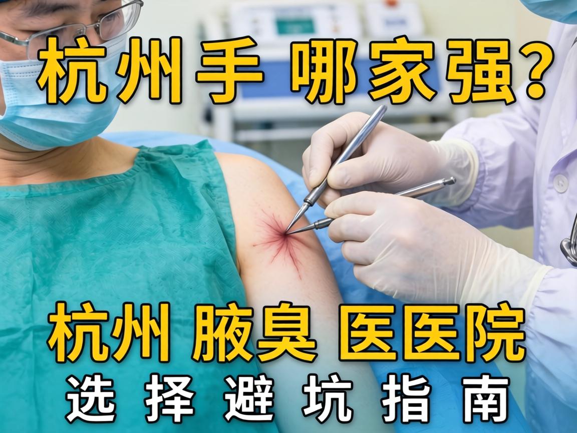 杭州腋臭手术哪家强？杭州腋臭医院选择避坑指南