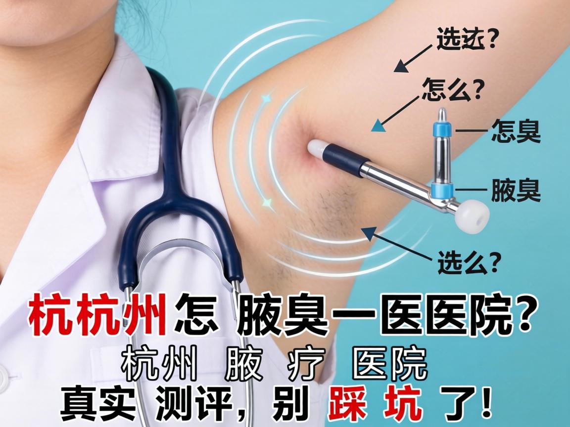 杭州腋臭医院怎么选？杭州腋臭医院真实测评，别踩坑了！