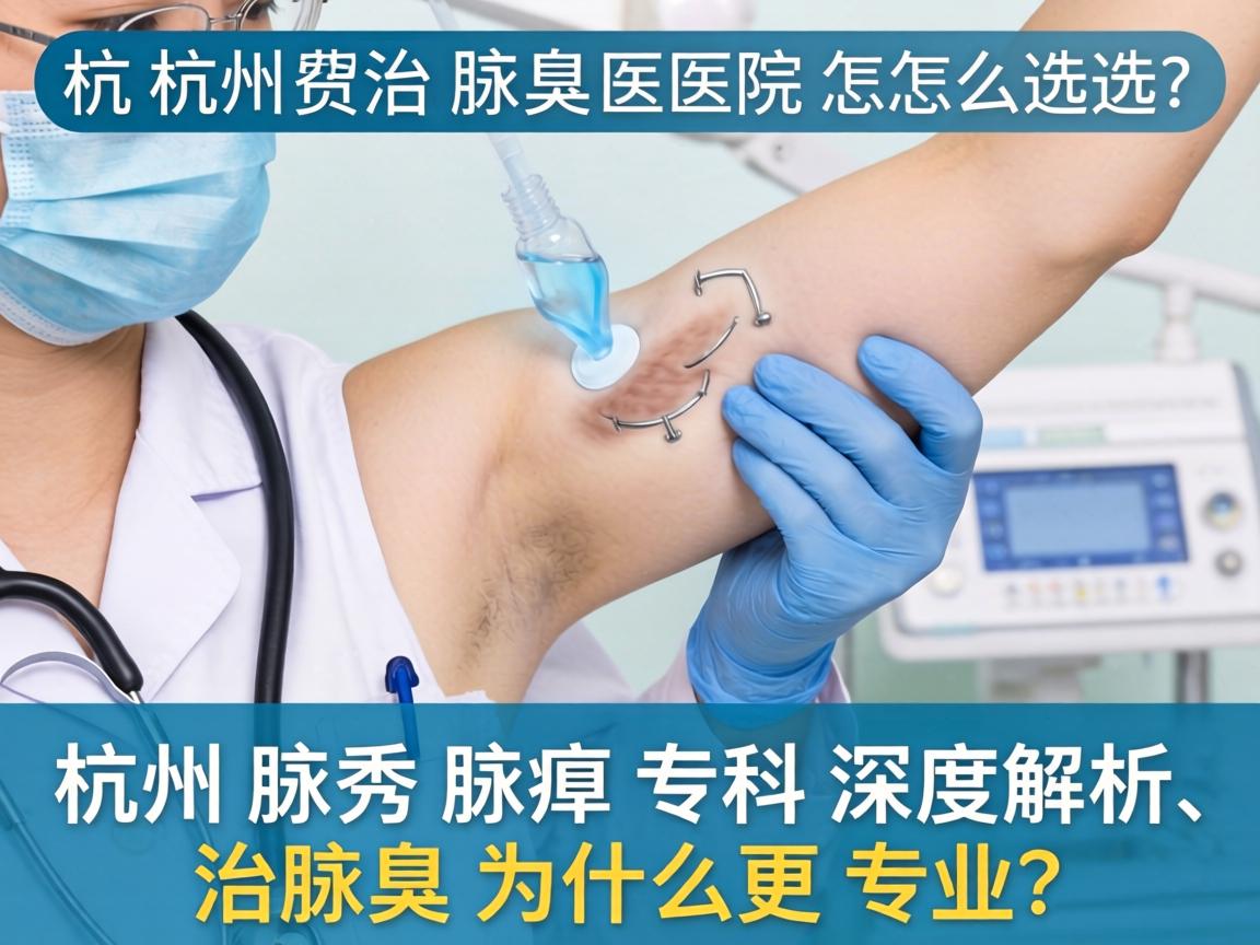 杭州治腋臭医院怎么选？杭州腋秀腋臭专科深度解析，治腋臭为什么更专业？