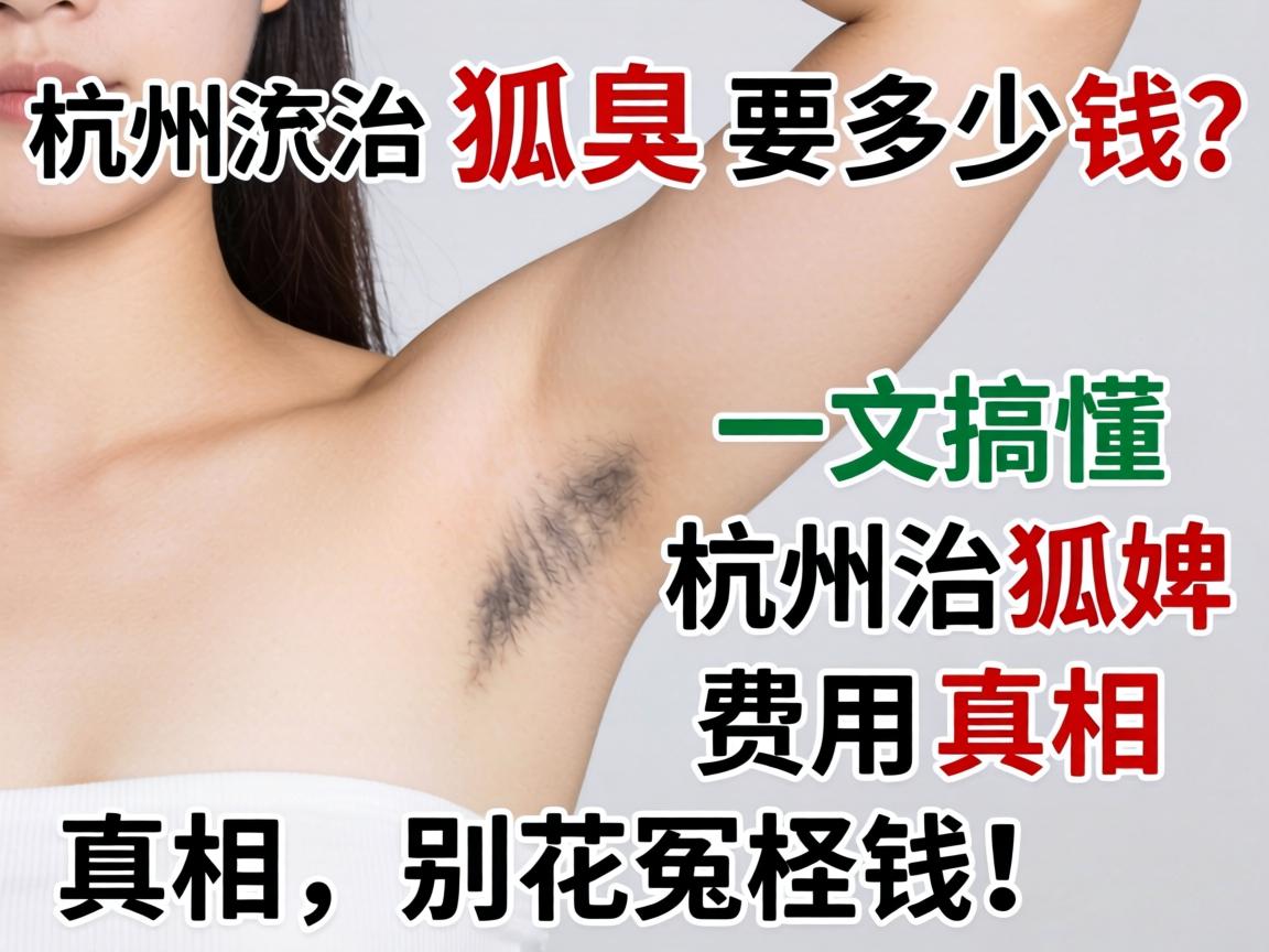 杭州治狐臭要多少钱？一文搞懂杭州治狐臭费用真相，别花冤枉钱！