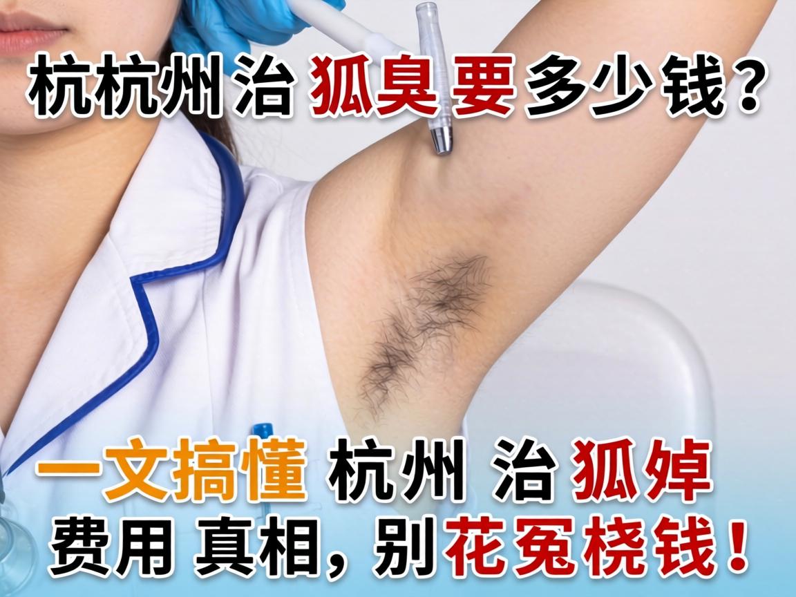 杭州治狐臭要多少钱？一文搞懂杭州治狐臭费用真相，别花冤枉钱！