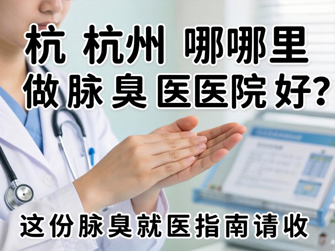杭州哪里做腋臭医院好？这份腋臭就医指南请收好