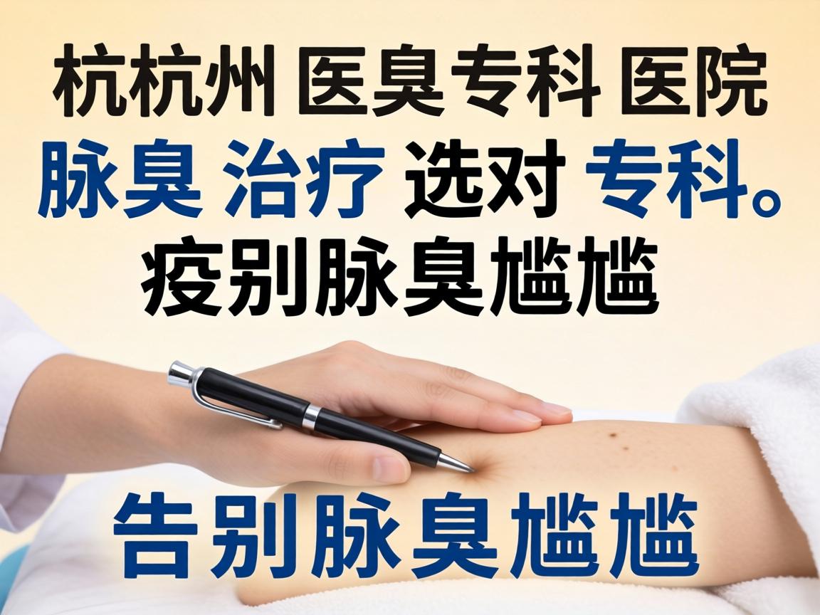 杭州腋臭专科医院，腋臭治疗选对专科，告别腋臭尴尬