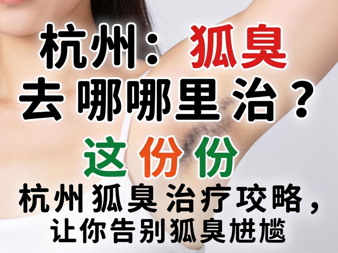 杭州狐臭去哪里治？这份杭州狐臭治疗攻略，让你告别狐臭尴尬